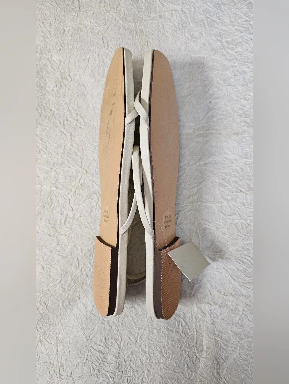 Joie Glory Womens White Minimlaist Square Toe T strap sandals New with tags - Picture 7 of 8